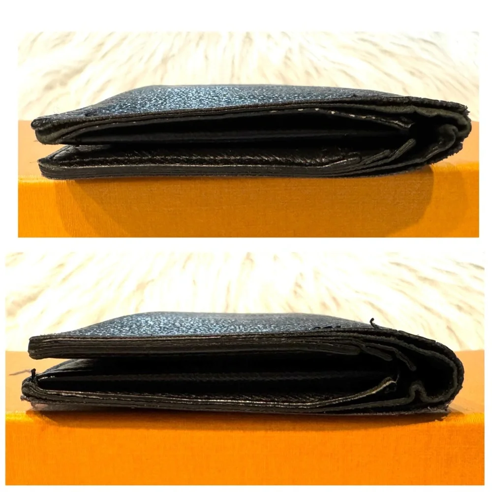 Louis Vuitton Brazza Wallet Damier Graphite Coated Canvas Leather 2012 FAIR
